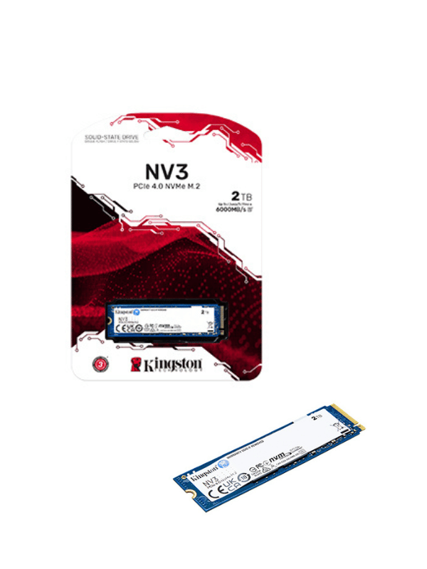 Kingston NV3 M.2 2280 2TB PCIe 4.0 x4 NVMe 6000MB/S Internal SSD