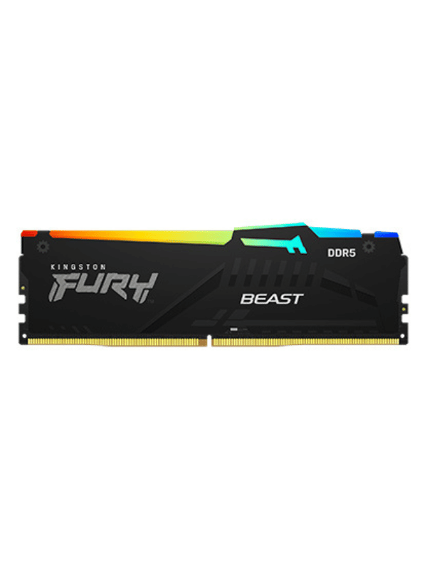 Kingston FURY Beast 16GB DDR5, 6000MT/s, CL30, 1.4V Memory RGB