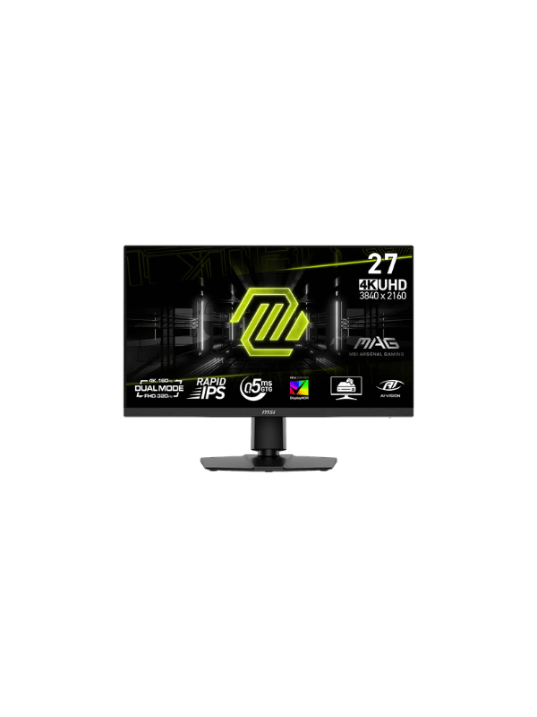 MSI MAG 272URDF E16 27" UHD, 160Hz Flat, Rapid IPS, 0.5ms, Flat, Dual Mode, Gaming Monitor