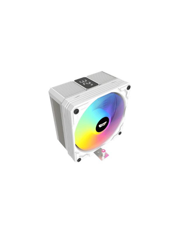 Darkflash M400 Digital Display Tower CPU Cooler – WHITE