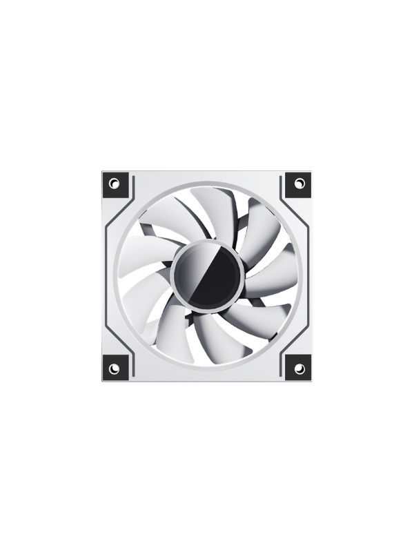 Darkflash DM20 ARGB Cooling Fan – WHITE
