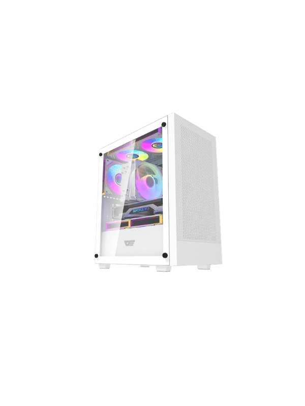 DarkFlash M305 M-ATX PC Case, WHITE