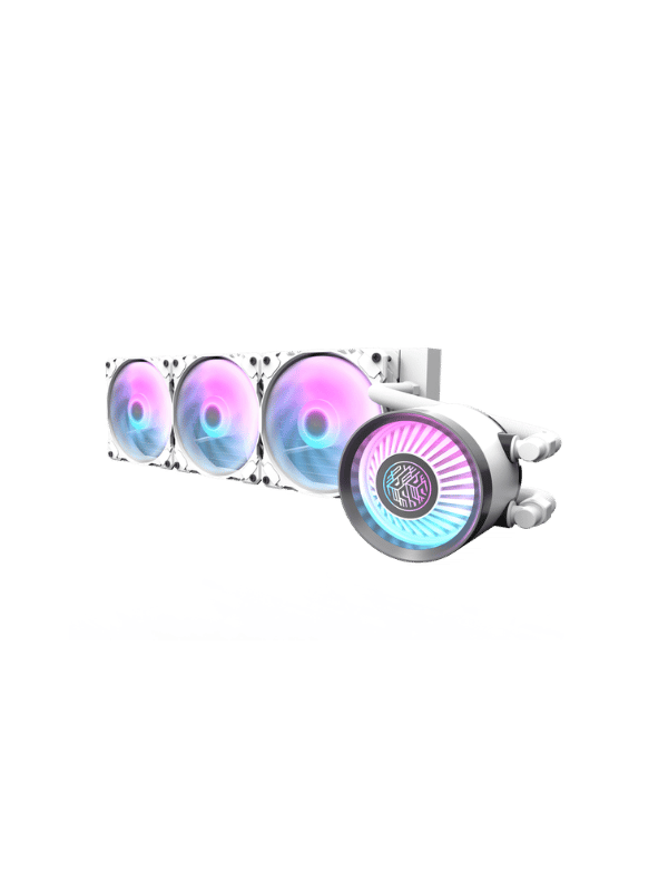 DarkFlash Nebula DN 360 Liquid CPU Cooler, WHITE