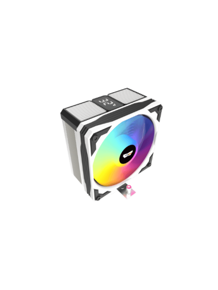 Darkflash M400 Digital Display Tower CPU Cooler – BLACK & White