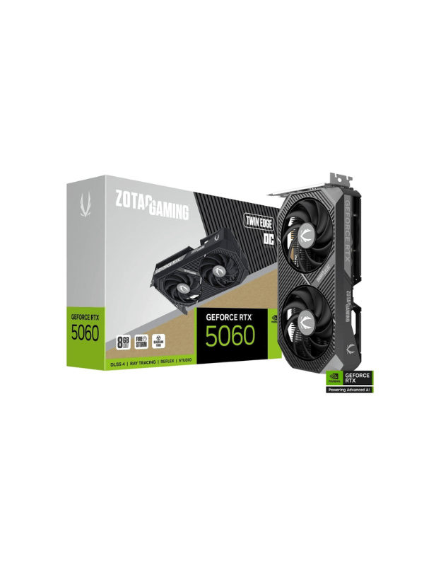 ZOTAC GAMING GeForce RTX 5060 TWIN EDGE OC 8GB GDDR7 128BIT