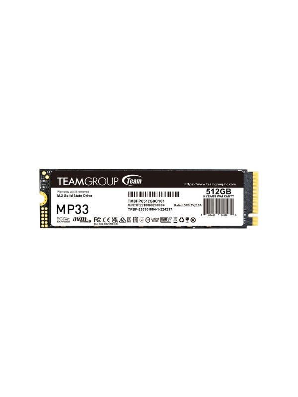 TEAMGROUP MP33 512GB NVMe PCIe M.2