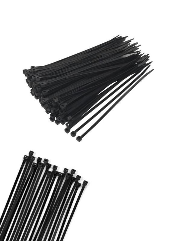 XINGO Plastic Nylon Cable Ties 4mx250mm, 250 Pieces