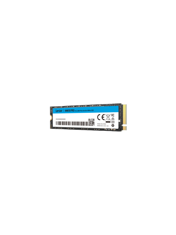 Lexar NM610 PRO 500GB M.2 2280 PCIe Gen3x4 NVMe SSD