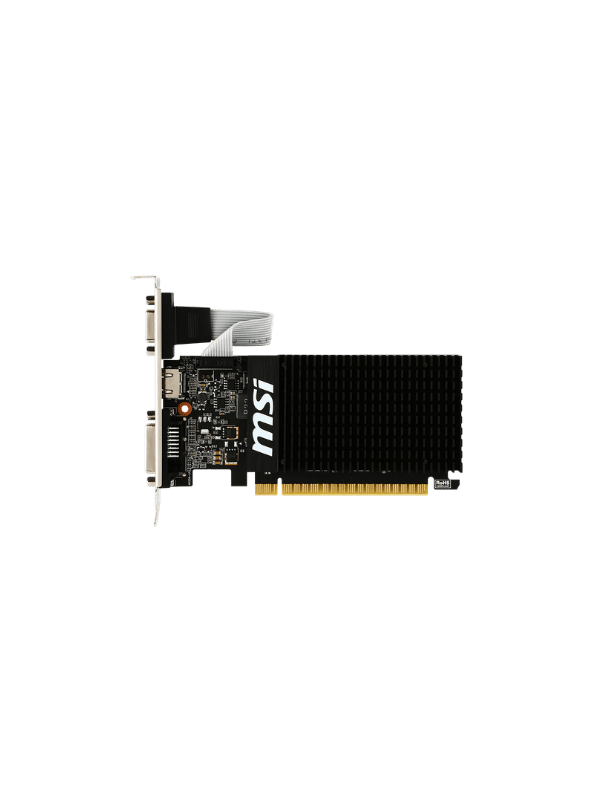 MSI Gaming GeForce GT 710 2GB GDRR3 64-bit HDCP Support DirectX 12 OpenGL 4.5 Single Fan Low Profile Graphics Card