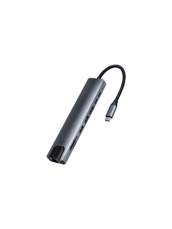 Type-C 8 in 1 Multiport to USB C 4K HDMI Adapter USB 3.0