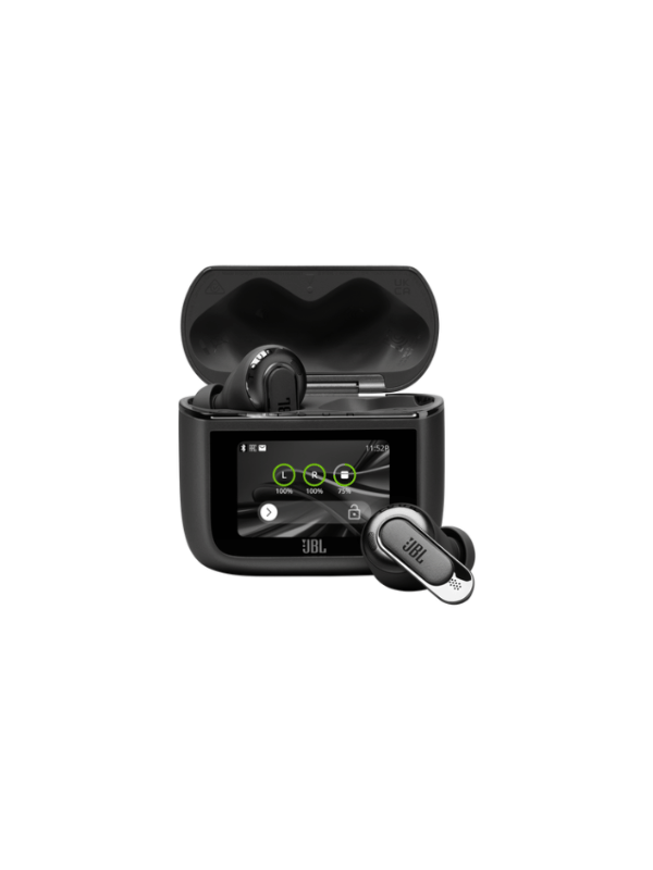 JBL Tour Pro 3 Wireless Earbuds with Bluetooth, Built-in Battery and 40h Playback, Charging Case, Noise Cancelling and JBL Spatial 360 with Head Tracking Function, Black