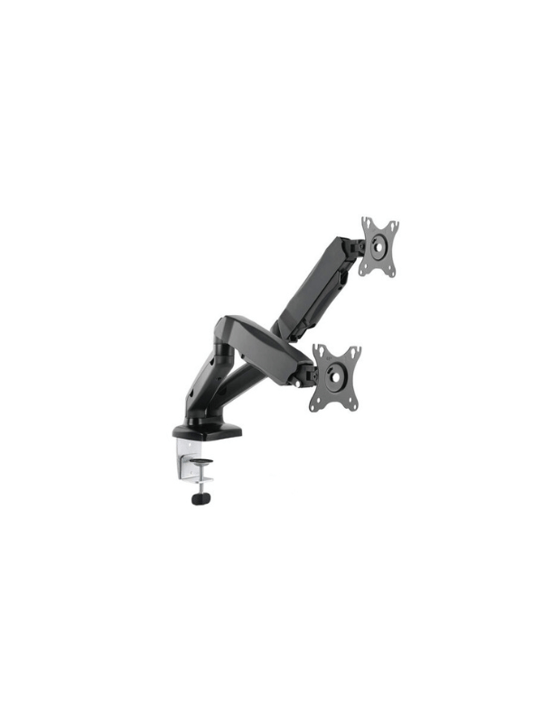 MICRON MCR-MSE02 Dual Computer Desk Monitor Stand Monitor Arm, 17-34″ Inch, 360° Rotation