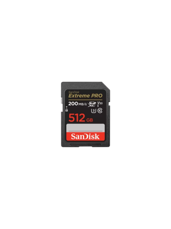 SanDisk 512GB Extreme PRO SDHC™ And SDXC™ UHS-I Card