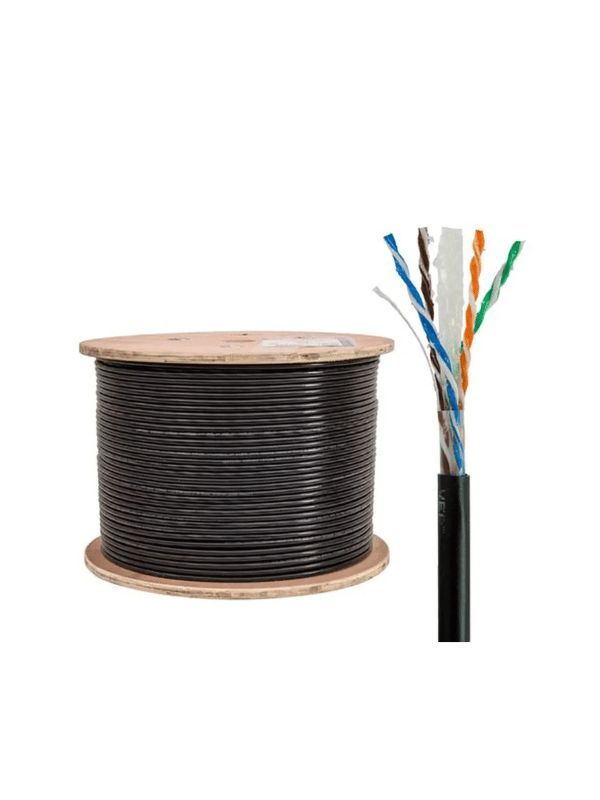 Cat 6 Network Cable 290M for Outdoor Copper-clad Aluminum, Wire Diameter 0.6mm
