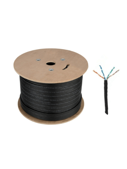 Cat 6 Network Cable for Indoor Bare Copper Aluminum, Wire Diameter 0.6mm