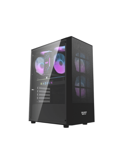 GAMING DESKTOP CPU Intel Core™ I5-13400F, 16GB (8GBx2) DDR4, Motherboard ASUS H610, 512GB SSD, Z4, GPU RTX 5060 8GB, PSU 750W Bronze, CASE DarkFlash A290 With 3xARGB FANS, BLACK