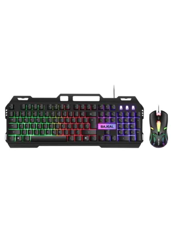 Bajeal T450 Wired Metal Mechanical Keyboard and Mouse Combo